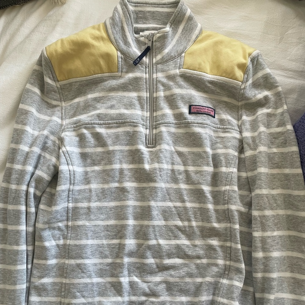 Vineyard Vines Striped Grey Shep Shirt